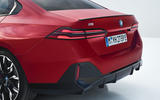 2023 BMW i5 rear bumper