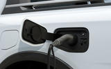 2023 Ford Ranger PHEV charging flap open 2023 Ford Ranger PHEV charging flap open