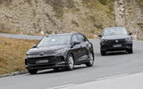 2023 Volkswagen Tiguan with Tiguan R downhill cornering 2023 Volkswagen Tiguan with Tiguan R downhill cornering