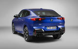 2024 BMW X2 M35i rear quarter studio 2024 BMW X2 M35i rear quarter studio
