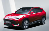 2024 MG HS render front quarter