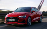2024 Audi A3 saloon front lead