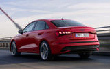 2024 Audi A3 saloon rear 2024 Audi A3 saloon rear