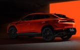 2024 Lamborghini Urus PHEV rear angle 2024 Lamborghini Urus PHEV rear angle
