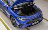 2025 Mercedes Benz CLA   electric car bonnet open 2025 Mercedes Benz CLA   electric car bonnet open