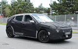2026 Hyundai Ioniq 2 camo front quarter 2026 Hyundai Ioniq 2 camo front quarter