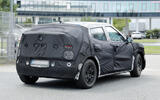 2026 Hyundai Ioniq 2 camo rear quarter 2026 Hyundai Ioniq 2 camo rear quarter