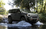 2026 Jeep Recon front quarter tracking water splash