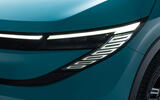 2026 Nissan Leaf headlight detail 2026 Nissan Leaf headlight detail