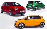 2026 Renault Twingo red yellow green comp