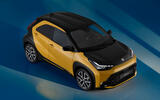 2026 Toyota Aygo X GR Sport front quarter static solid roof 2026 Toyota Aygo X GR Sport front quarter static solid roof
