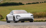 25 porsche taycan 2020 rt cornering front