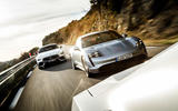 Porsche Taycan Turbo S - tracking front