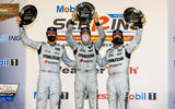 29 Sebring 12 Hour podium celebrations for Mazda
