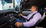 Frankel behind wheel side Frankel behind wheel side