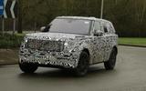 2022 Range Rover Sport prototype 2022 Range Rover Sport prototype front