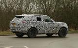 2022 Range Rover Sport prototype 2022 Range Rover Sport prototype rear side