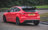 Ford Focus RS Mk3  rear three quarter Ford Focus RS Mk3 rear three quarter