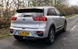 3 kia e niro 39kwh 2021 uk first drive review hero rear 3 kia e niro 39kwh 2021 uk first drive review hero rear