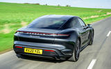 3 porshce taycan turbo 2020 uk fd hero rear 3 porshce taycan turbo 2020 uk fd hero rear