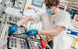 Skoda worker with PPE Skoda worker with PPE