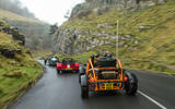Morgan 3 Wheeler, Caterham Seven 310R, Ariel Nomad: winter drive 
