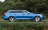 Volvo V90 2017 side tracking Volvo V90 2017 side tracking