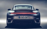Porsche 911 Turbo S 2020 - stationary rear Porsche 911 Turbo S 2020 - stationary rear