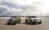 Land Rover Series I and DC100 concept