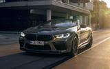 39 BMW M8 convertible LCI 2022 tracking front 39 BMW M8 convertible LCI 2022 tracking front