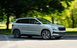 Skoda Karoq cornering Skoda Karoq cornering