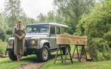 Defender hearse conversion - pose