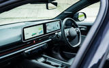 The ultra-wide digital dashboard of the Hyundai IONIQ 6 lets you seamlessly share key info across screens