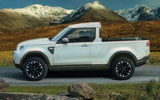 Land Rover Defender pick-up render 2017 - static side