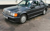 Mercedes 190E - stationary front Mercedes 190E - stationary front