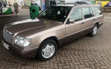 Mercedes-Benz E220 estate - static front Mercedes-Benz E220 estate - static front