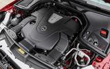 Mercedes E Class Coupe 2017 engine detail Mercedes E Class Coupe 2017 engine detail