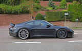 2020 Porsche 911 GT3 spotted testing side right