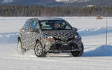 2021 Toyota small SUV prototype - cornering front 2021 Toyota small SUV prototype - cornering front