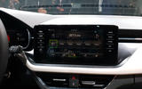 Skoda Scala official reveal stage infotainment