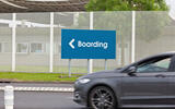Car boarding Channel Tunnel