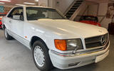 Mercedes 500 SEC - static front Mercedes 500 SEC - static front
