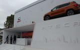 The SEAT exterior stand at the Paris Motor Show The SEAT exterior stand at the Paris Motor Show