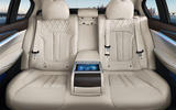 Long-wheelbase BMW 5 Series Li  rear seats