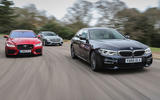 BMW 5 Series vs Mercedes-Benz E-Class vs Jaguar XF - group test