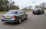 BMW 5 Series vs Mercedes-Benz E-Class vs Jaguar XF - group test