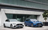 66 Mercedes AMG C43 estate 2022 official reveal static pair