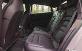 67 BMW i4 vs porsche taycan twin test porsche rear seats