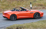 Jaguar F-Type - tracking side Jaguar F-Type - tracking side