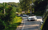Rally for Heroes - Mercedes and BMW on country roads